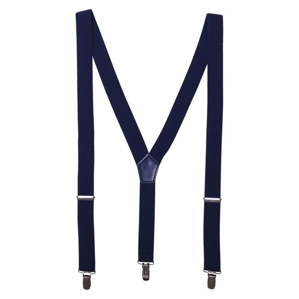 Premier Clip-On Trouser Braces / Navy